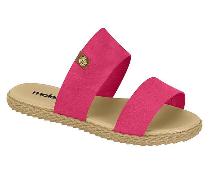 Imagem de Chinelo Feminino Moleca Camurça Flex 5452.100