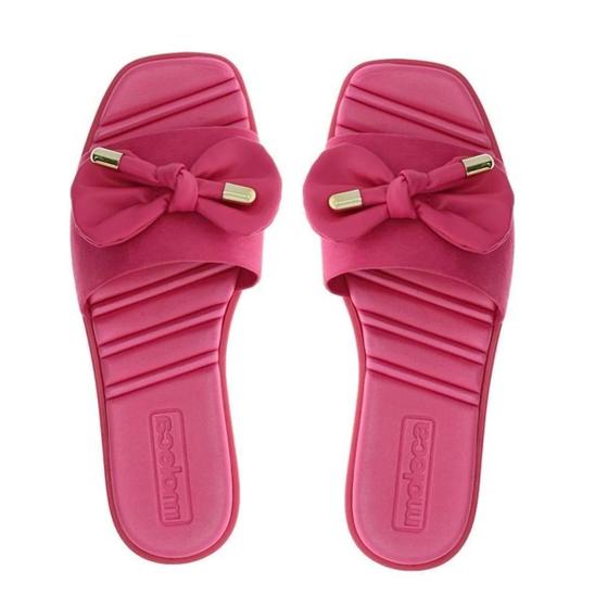 Imagem de Chinelo Feminino Moleca Slide com Laço Rosa - 5471