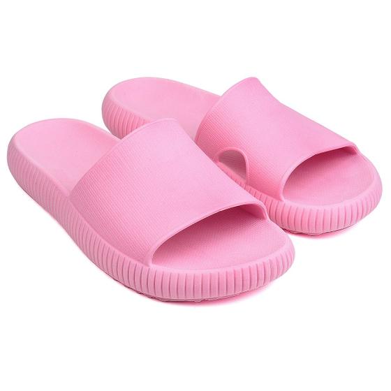 Imagem de Chinelo Feminino Nuvem Slide Confortável Macio Calce Fácil