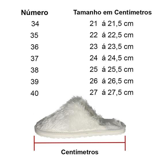 Imagem de Chinelo Feminino Pantufa Macio Anti Derrapante