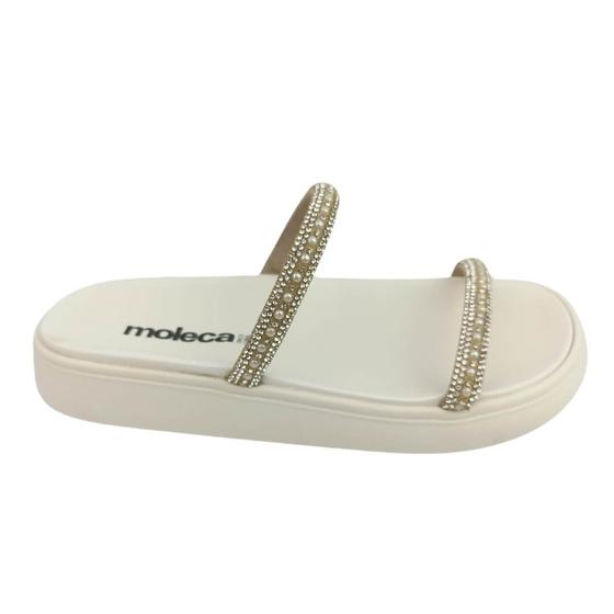 Imagem de Chinelo Feminino Papete Moleca 5469.118 Off White