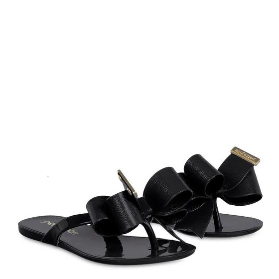 Imagem de Chinelo Feminino Petite Jolie Lucky J-Lastic Preto PJ4533