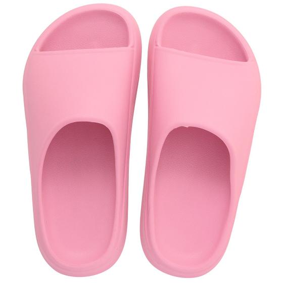 Imagem de Chinelo Feminino Plataforma Slide Confortavel Macio