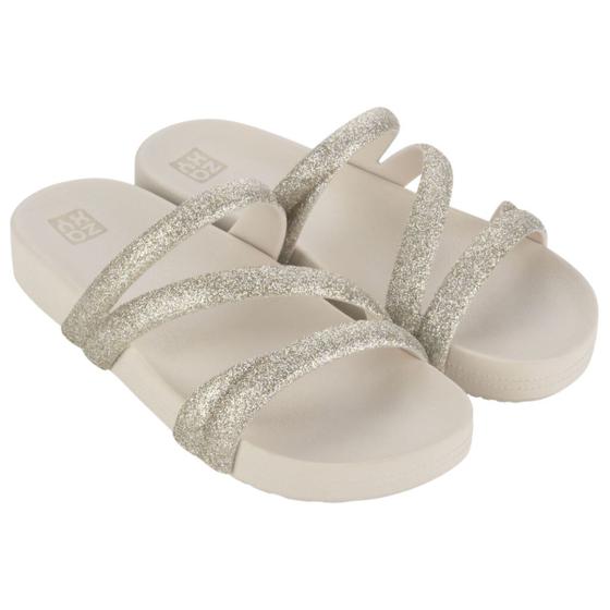 Imagem de Chinelo Feminino Slide Glitter Zaxy 18956