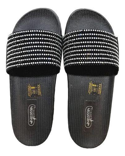 Imagem de Chinelo Feminino Slide Mississipi Com Brilhos Original 