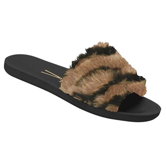 Imagem de Chinelo Feminino Slide Vizzano  Pelucia/Tigre