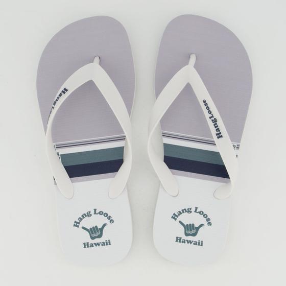 Imagem de Chinelo Hang loose Stripe Hawaii Branco