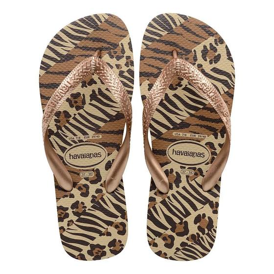 Imagem de Chinelo Havaianas Animals Areia Rose Gold