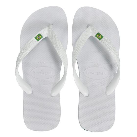 Imagem de Chinelo havaianas brasil  branco tradicional - 4.000.032