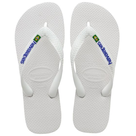 Imagem de Chinelo Havaianas Brasil Logo Unissex Branco