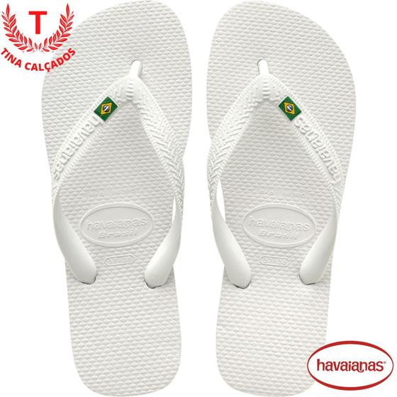 Imagem de Chinelo Havaianas Brasil preto/branco