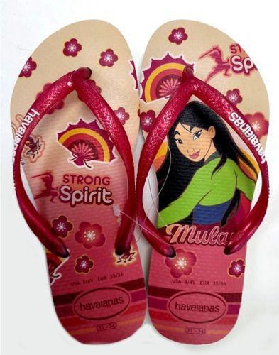 Chinelo Havaianas Disney Mulan Princesas Infantil Menina - Chinelo Infantil  - Magazine Luiza