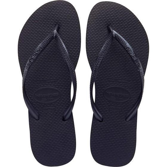 Chinelo Havaianas Feminino SLIM 37/38 Preto Menor preço em Chinelo Havaianas Feminino SLIM 37/38 Preto