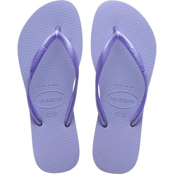 Imagem de Chinelo Havaianas Feminino SLIM 37/8 Brisa Lilás