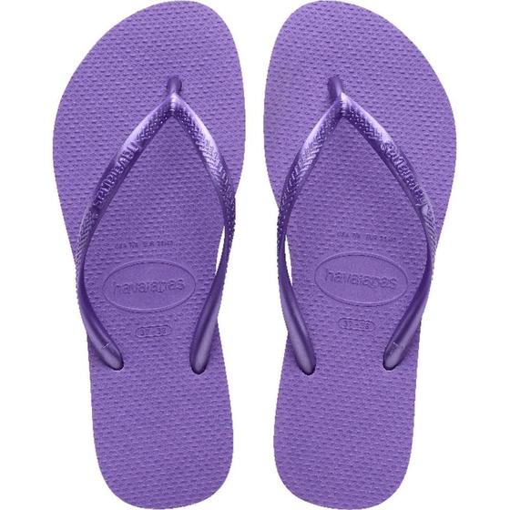 Imagem de Chinelo Havaianas Feminino SLIM 39/40 Lilás Escuro