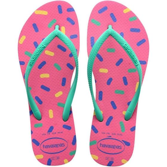 Imagem de Chinelo Havaianas Feminino SLIM Harmony 35/6 Ciber PINK