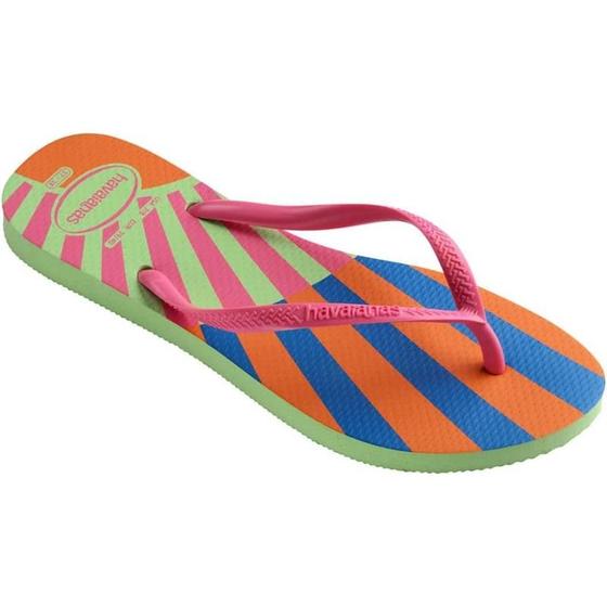 Imagem de Chinelo havaianas feminino slim harmony 35/6 citronela havaianas