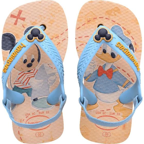 Imagem de Chinelo Havaianas Infantil BABY Disney Classics 20 Amarelo