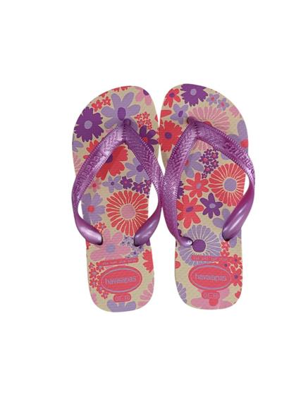 Imagem de Chinelo Havaianas Infantil Flores Buttercream 4000052