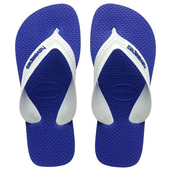 Imagem de Chinelo Havaianas Infantil Max Azul Naval Branco