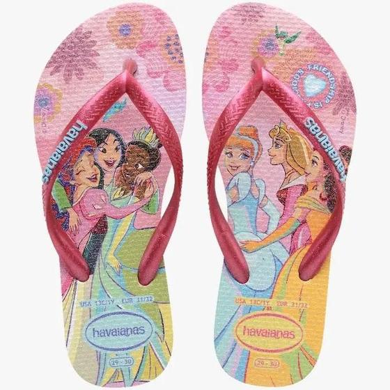 Imagem de Chinelo havaianas infantil menina slim princesas  4123328