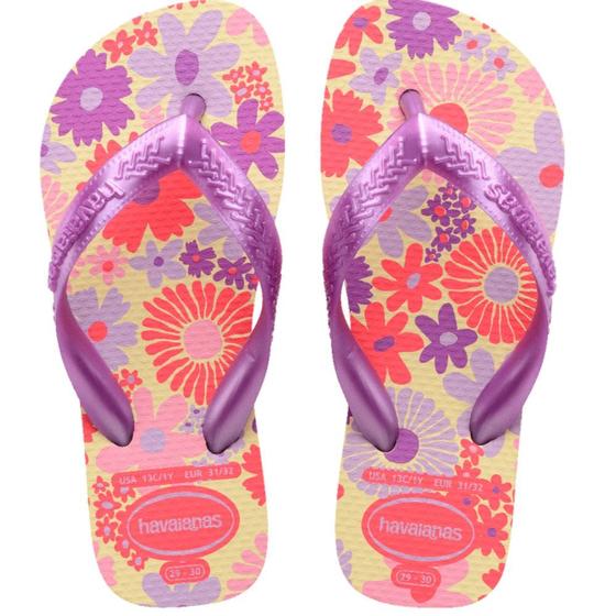 Imagem de Chinelo Havaianas Kids Flores Infantil Meninas