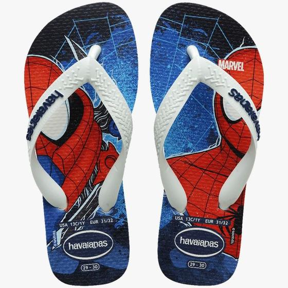 Imagem de Chinelo Havaianas Kids Original Spider Man Homem Aranha -NF-