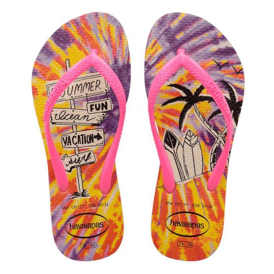 Imagem de Chinelo Havaianas Kids Slim Fashion Original