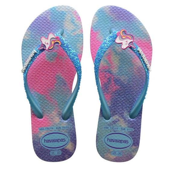 Chinelo Havaianas Kids Slim Glitter II - Produto Original Menor preço em Chinelo Havaianas Kids Slim Glitter II - Produto Original