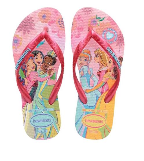 Imagem de Chinelo Havaianas Kids Slim Princesas Disney