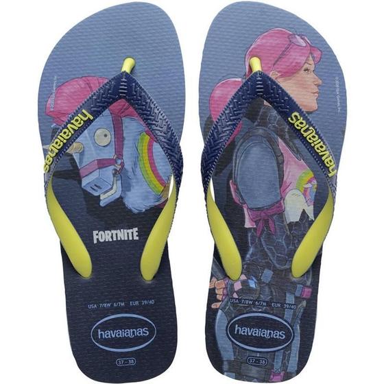 Imagem de Chinelo havaianas licenciado fortnite 41/2 azul indigo havaianas