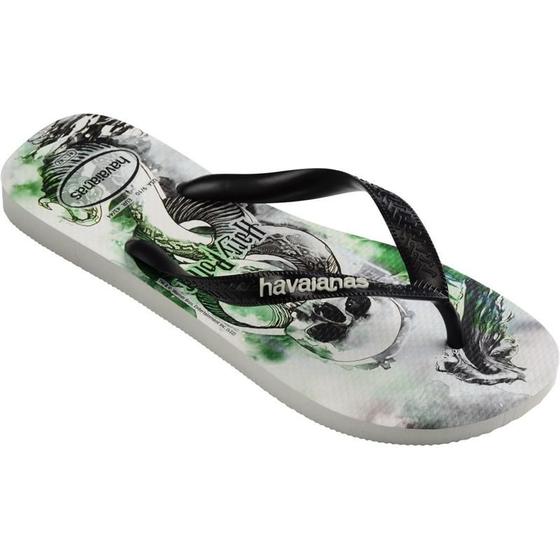 Imagem de Chinelo havaianas licenciado harry potter 37/8 branco/preto havaianas