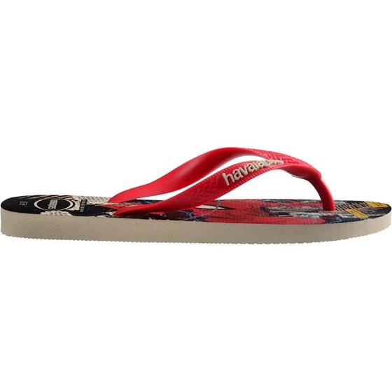 Imagem de Chinelo havaianas licenciado marvel classics 37/8 bege palh havaianas