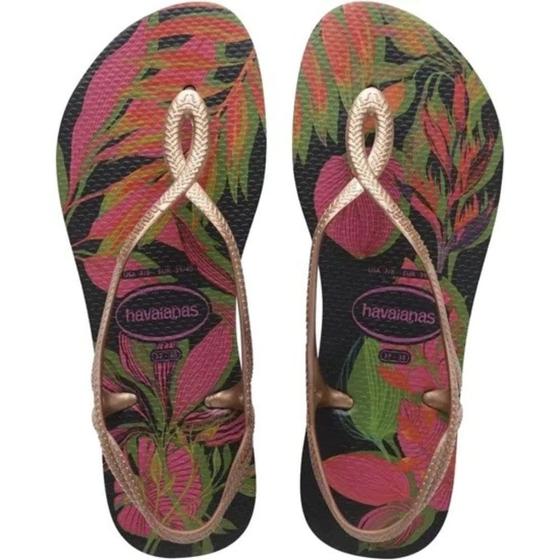 Imagem de Chinelo Havaianas Luna Print Berinjela