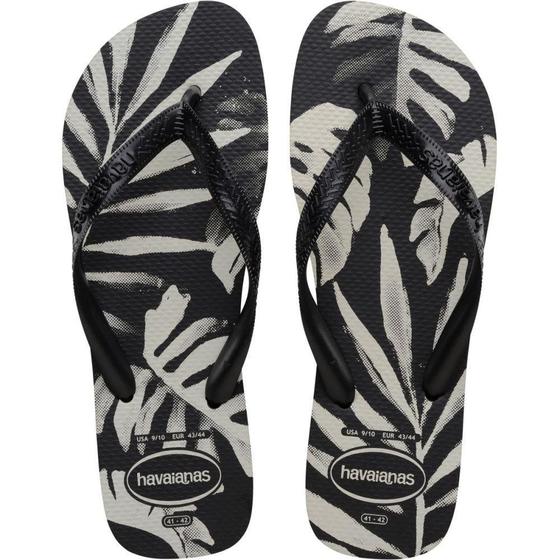 Imagem de Chinelo Havaianas Masculino Aloha 37/8 Preto