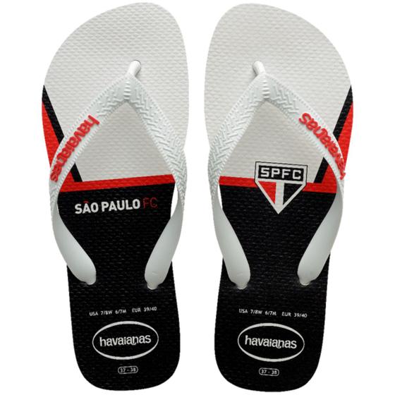 Imagem de Chinelo Havaianas Masculino Top Times FC São Paulo Original