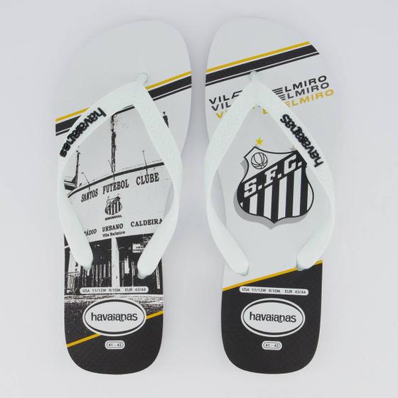 Imagem de Chinelo Havaianas Santos Branco e Preto