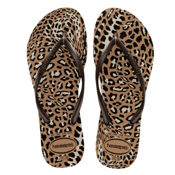 Imagem de Chinelo Havaianas Slim Animals Rose Gold