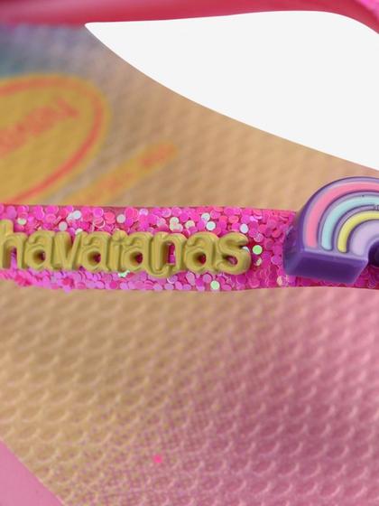 Imagem de Chinelo Havaianas Slim Glitter  Brilho Arco-Irís Original NF