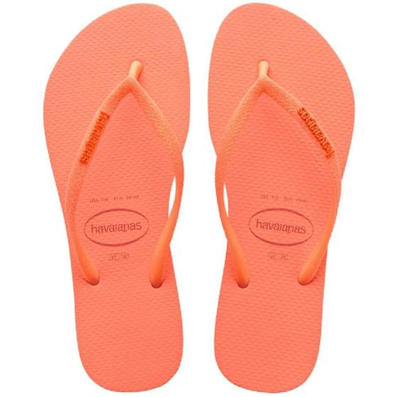 Imagem de Chinelo Havaianas Slim Glitter Neon Coral