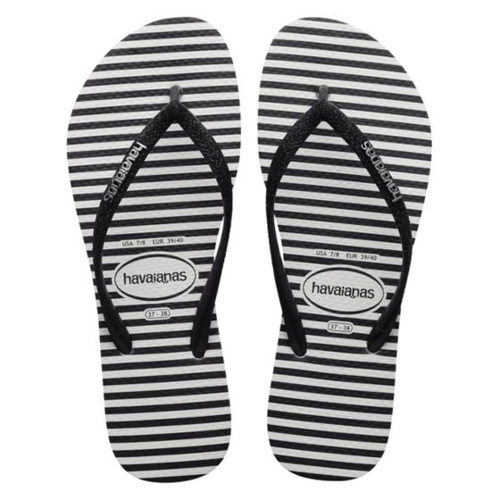 Imagem de Chinelo Havaianas Slim Glitter Stripes