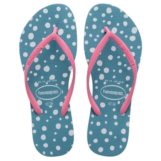 Imagem de Chinelo Havaianas Slim Harmony Azul Nautico