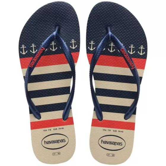 Imagem de Chinelo Havaianas Slim Nautical Âncora Feminino