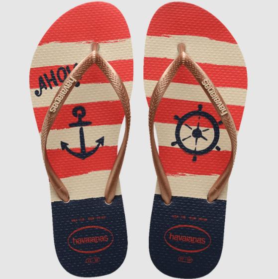 Imagem de Chinelo Havaianas Slim Nautical Nova Coleção 100% Original