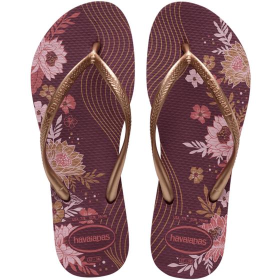 Imagem de Chinelo Havaianas Slim Organic Terra Roxa