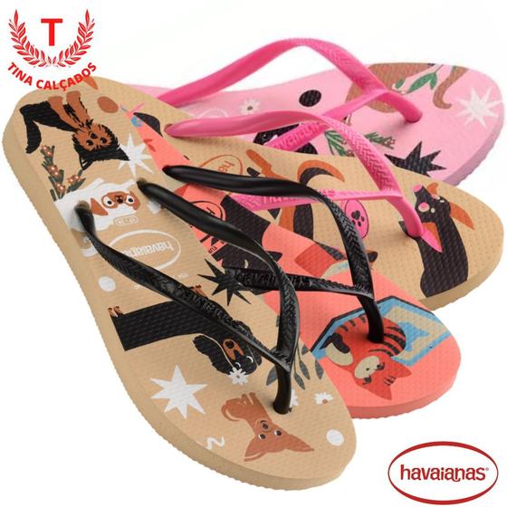 Imagem de Chinelo Havaianas Slim Pets - Adulto