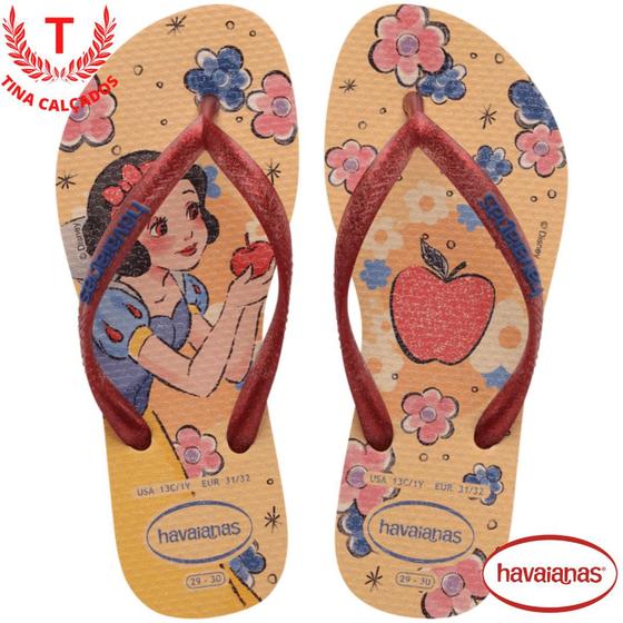 Imagem de Chinelo Havaianas Slim Princess Infantil - Feminina