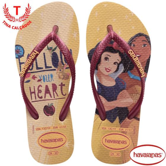 Imagem de Chinelo Havaianas Slim Princess Infantil - Feminina