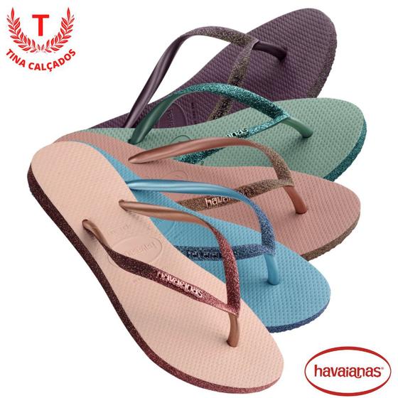 Imagem de Chinelo Havaianas Slim Sparkle II - Com Glitter No Solado