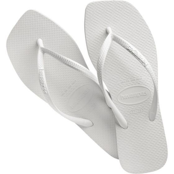 Imagem de Chinelo Havaianas Slim Square 37/38 Branco